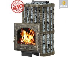 Чугунная печь для бани Везувий Ураган Ковка 22 (205)